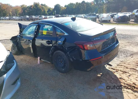 2025 Honda Civic Lx from USA, damaged, VIN 2HGFE2F21SH537993